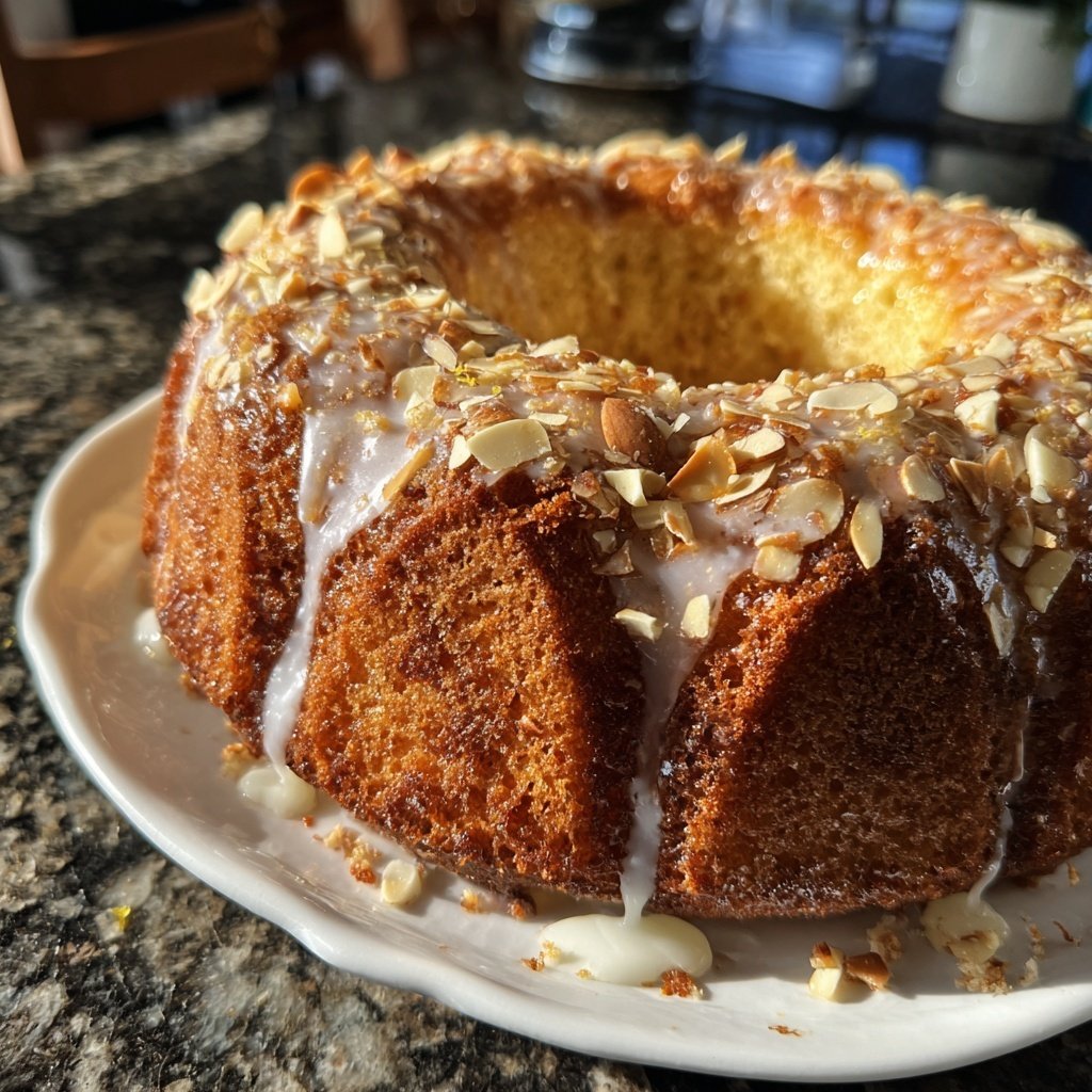 Zitronenkuchen mit Mandelmehl