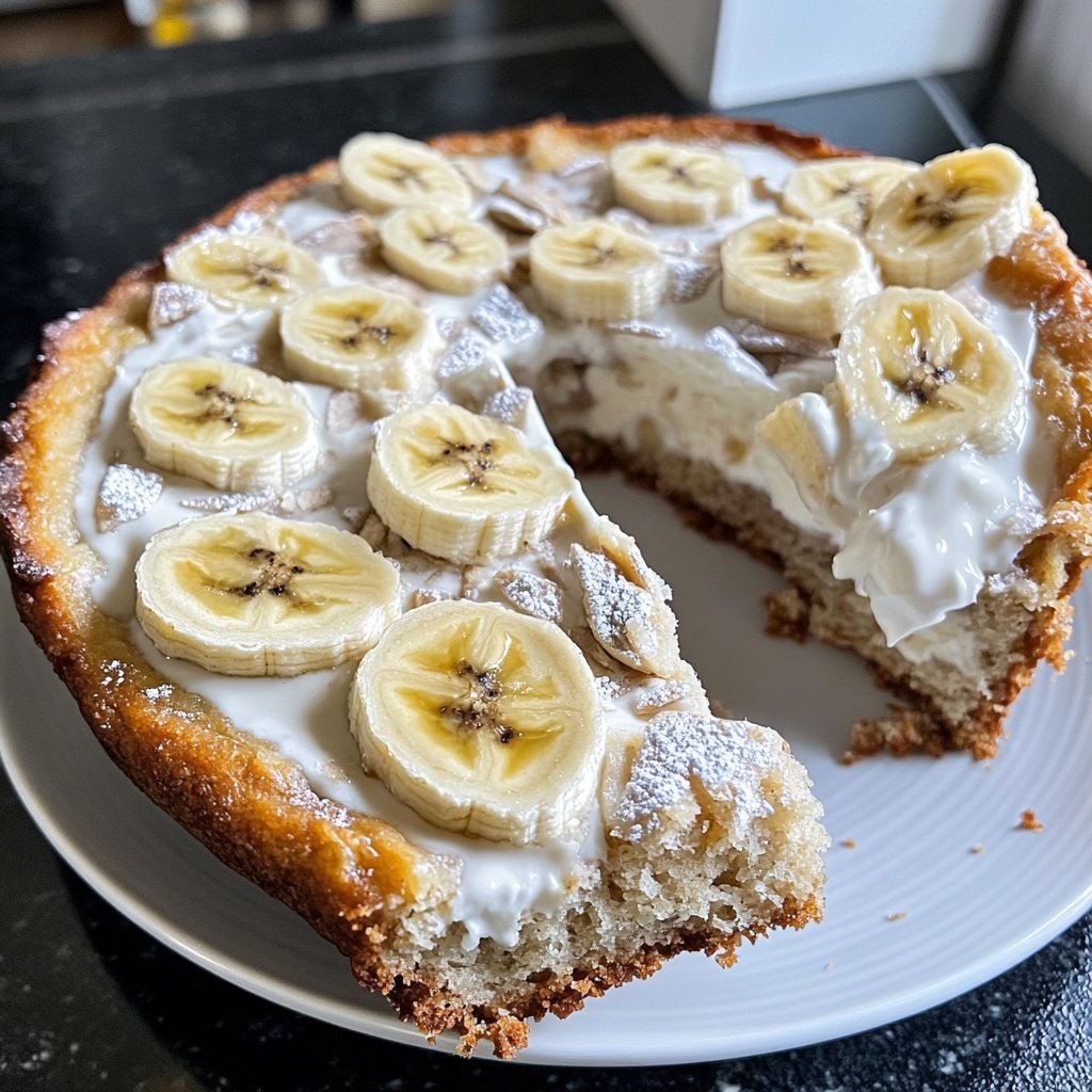 Bananenkuchen mit Joghurt