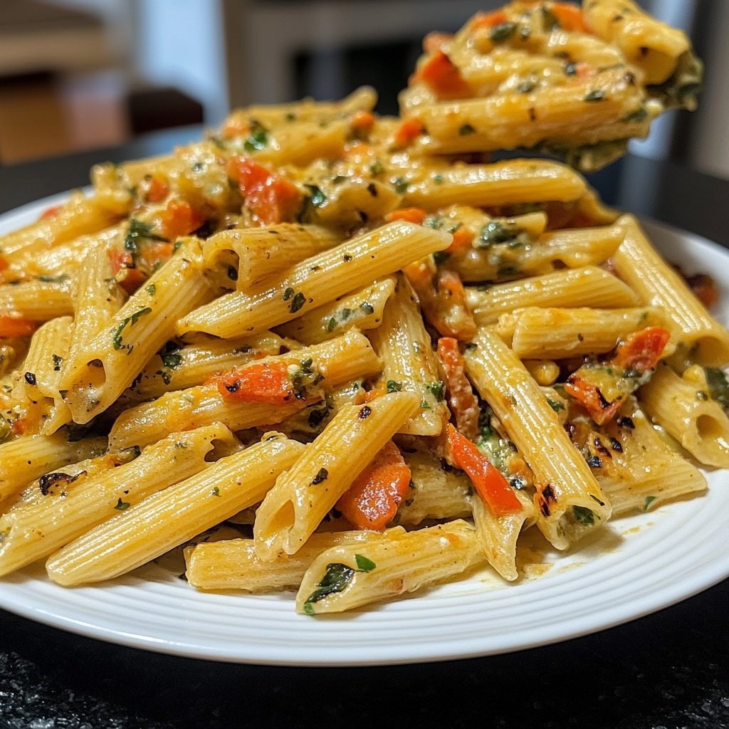 Penne mit Ofengemüse