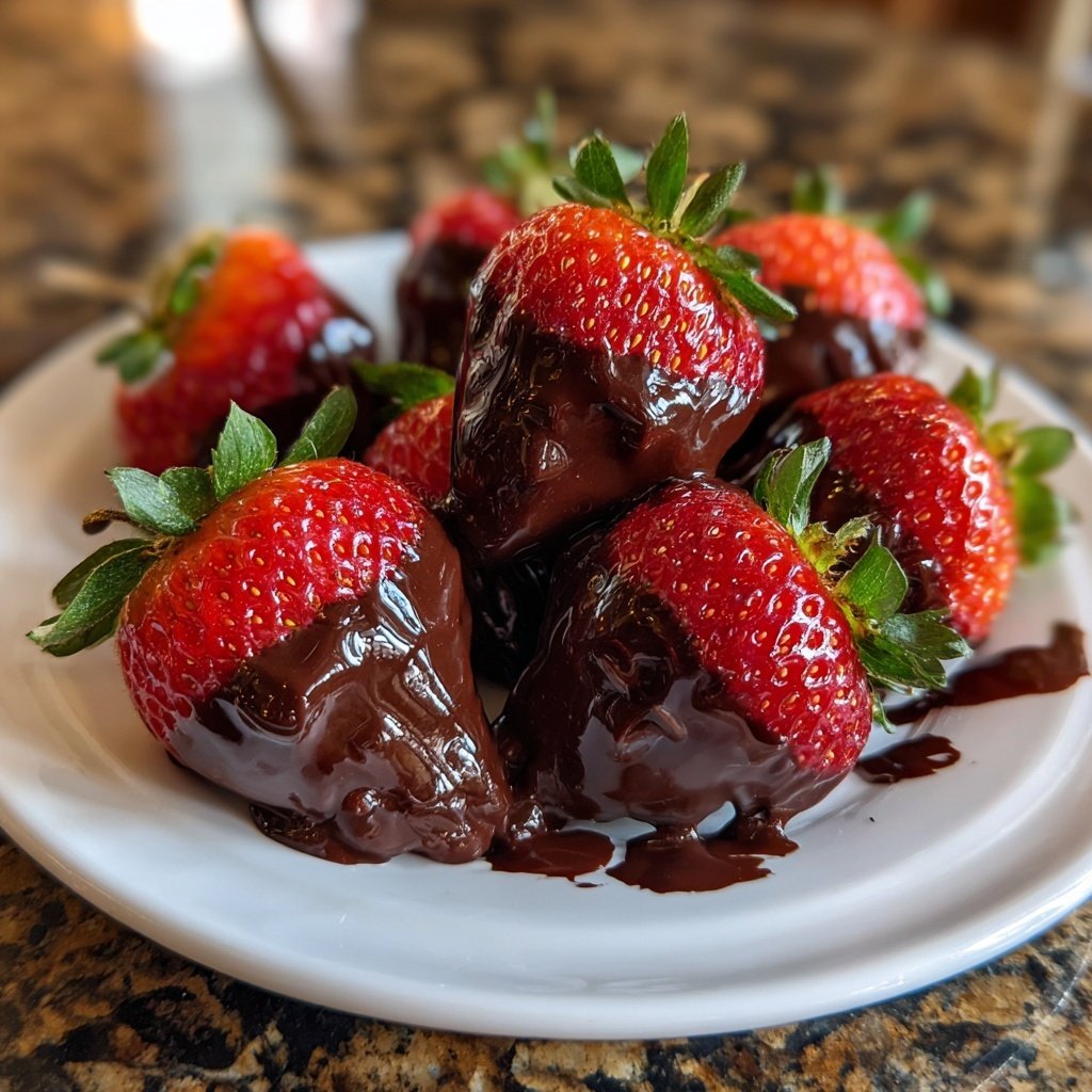 Erdbeeren mit Ruby-Schokolade