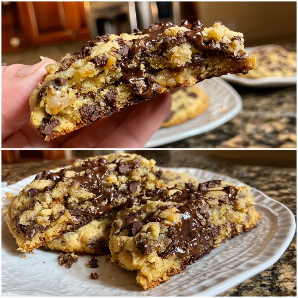 Zwei-Chip-Schokoladenkekse