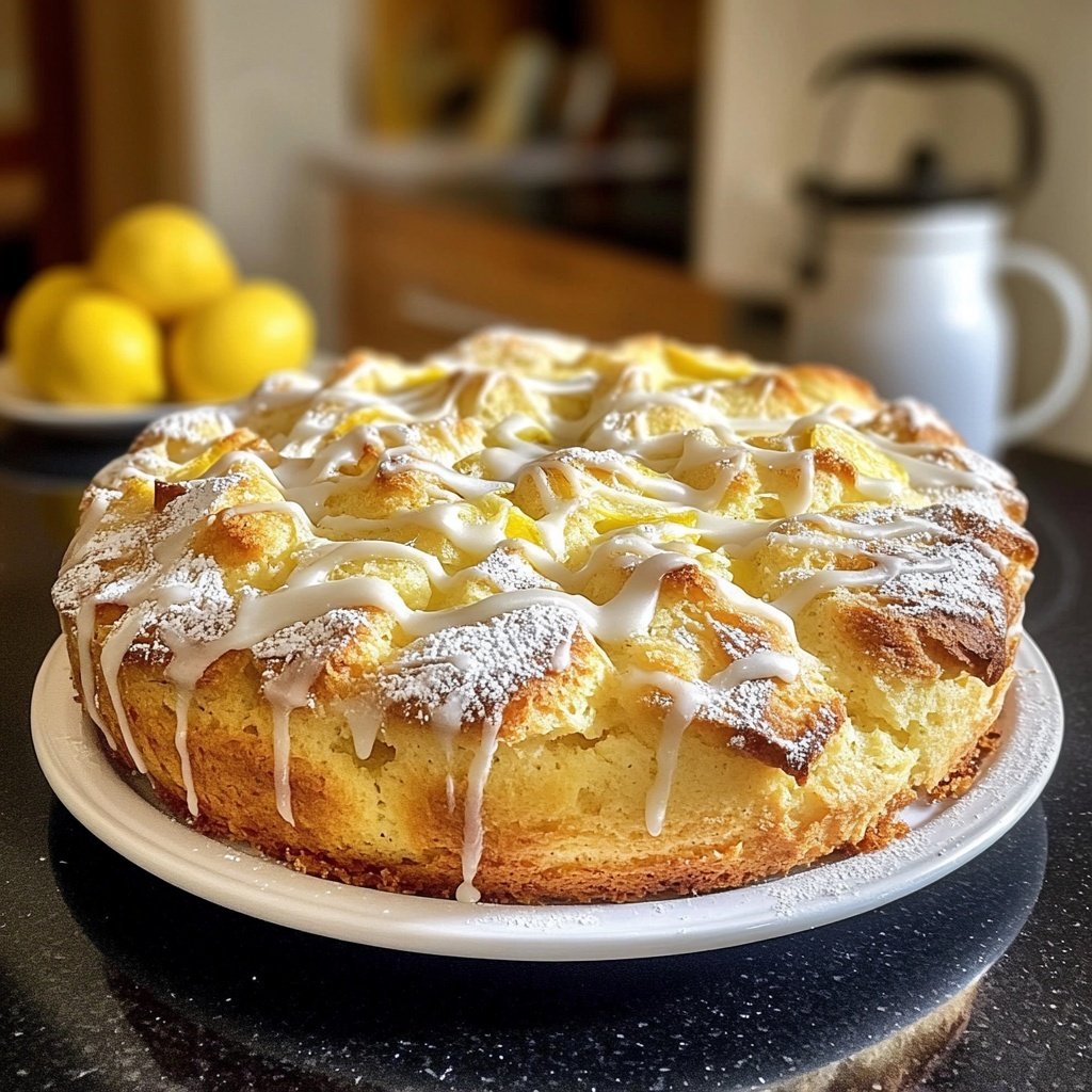 Zitronenkuchen ohne Butter