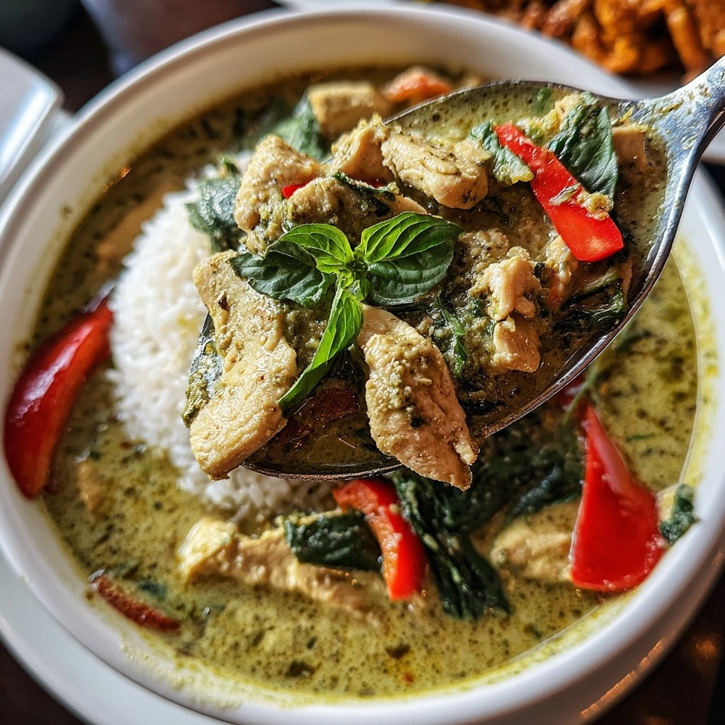 Thai Grünes Curry mit Huhn