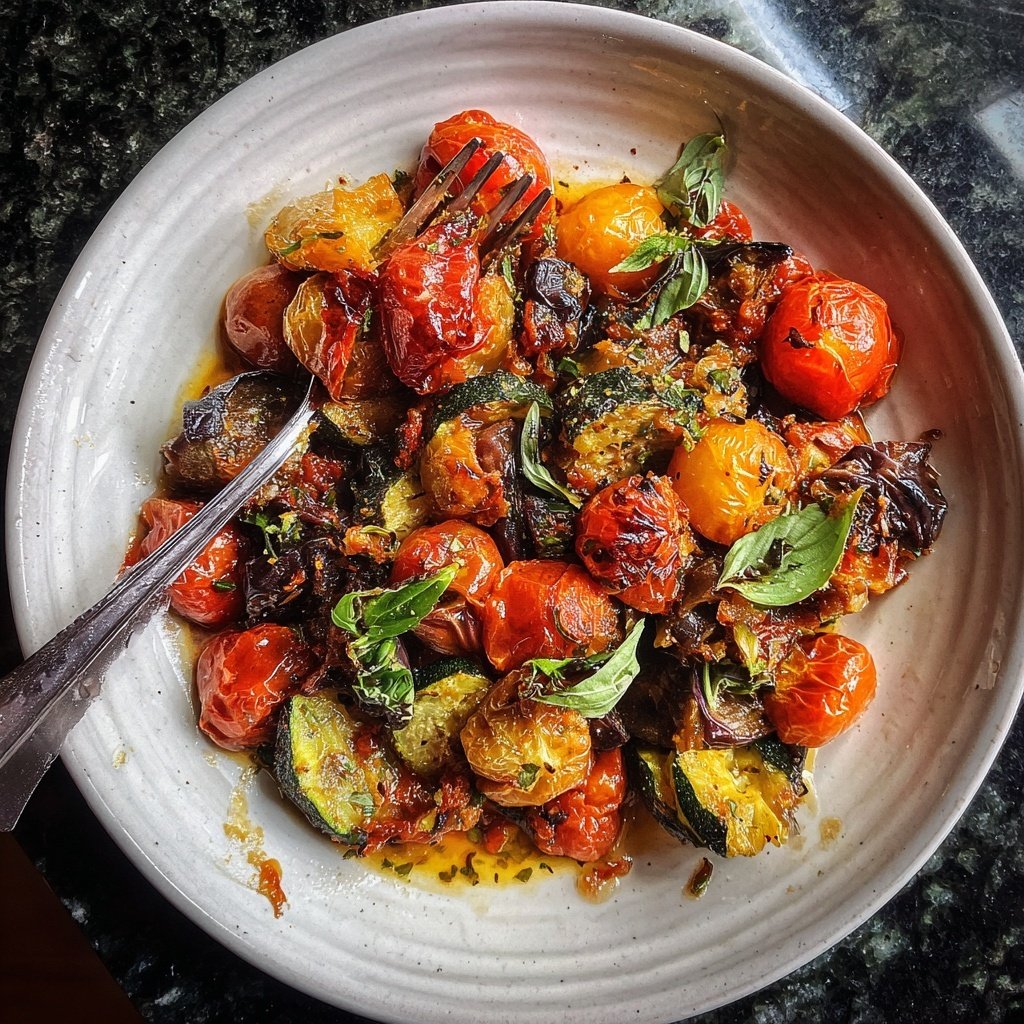 Vegetarische Auberginen Pfanne