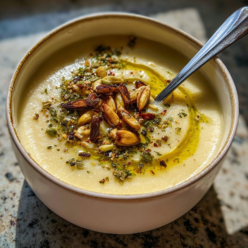 Blumenkohlsuppe mit Pastinaken