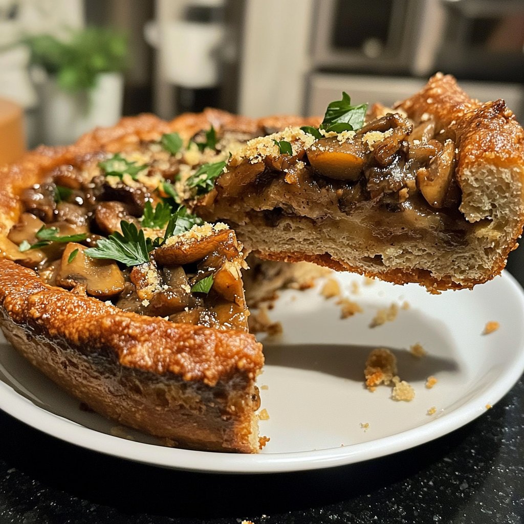 Hähnchenbrust mit Pilzen