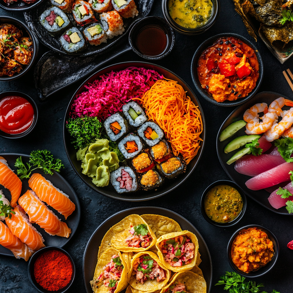 Inspirierte internationale Küche-Kollektion